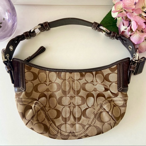 Coach Signature Hobo Shoulder Bag - Picture 2 of 6